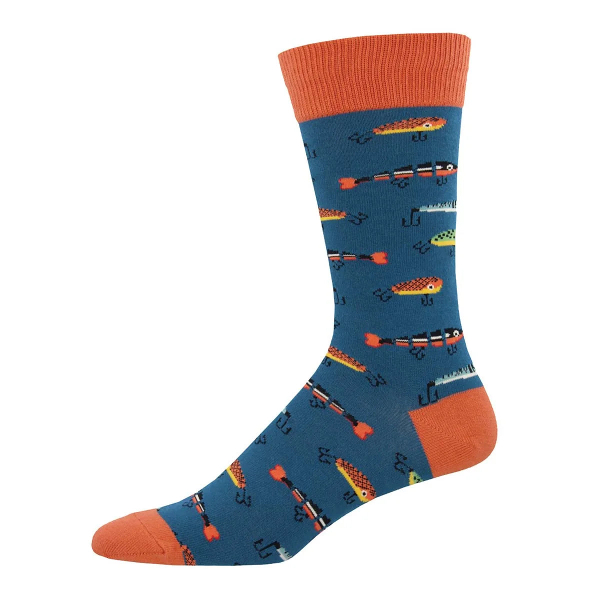 Socksmith Just Fishin' Blue MNC661M