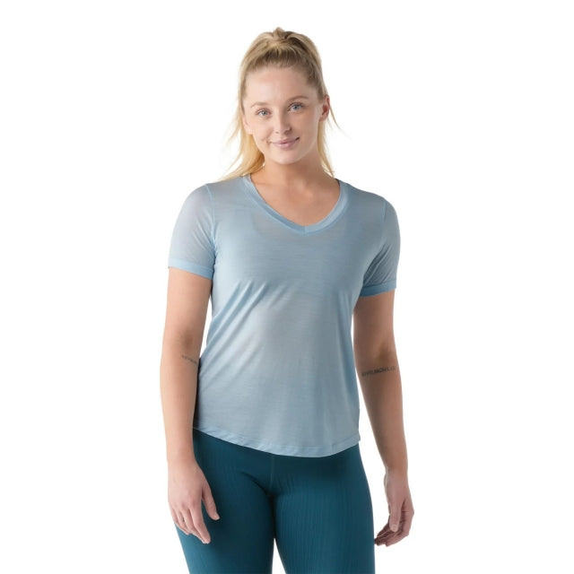 WOMEN'S MERINO SPORT 120 V-NECK S/S SW016539