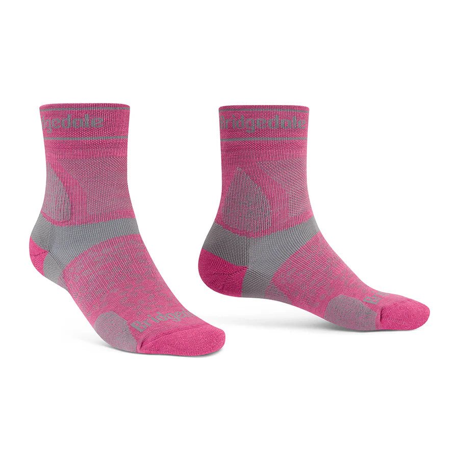 Bridgedale Trail Run Ultra Light T2 Merino Sport 3/4 Crew 710202W - Style CoastBridgedale