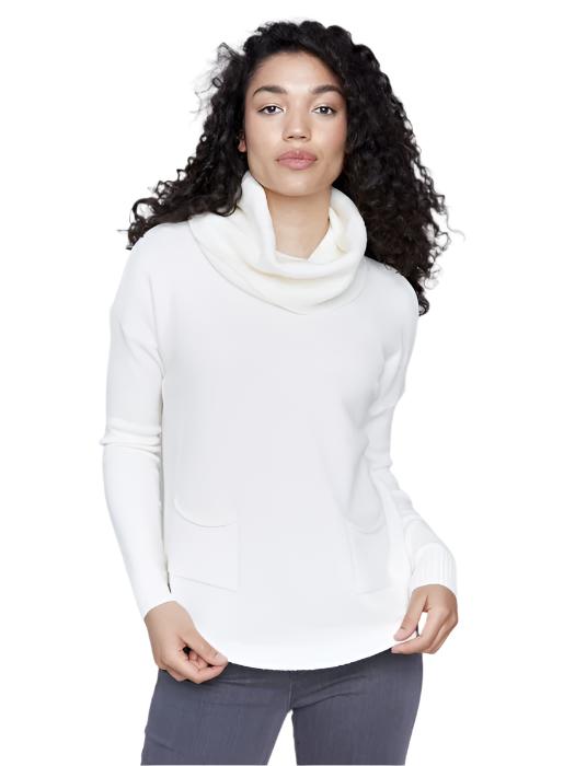 Round hem sweater C2420RR
