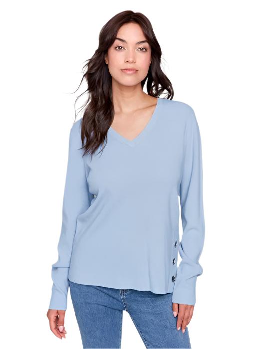 V-neck sweater C2569R