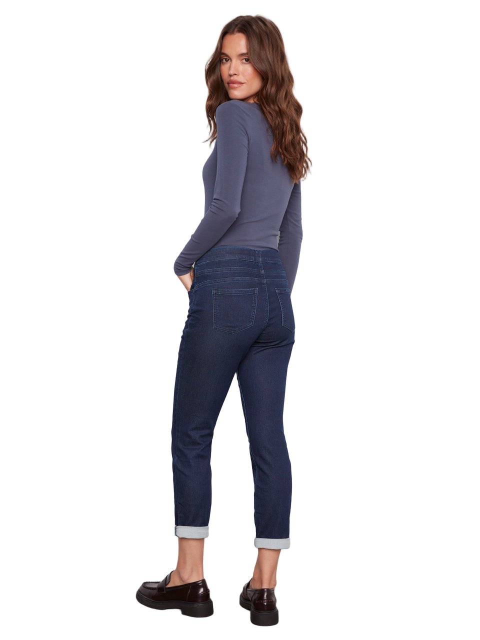 Knit Jogger Pants With Elastic Waistband And Pockets C5347Y - Style CoastCharlie B690178654480