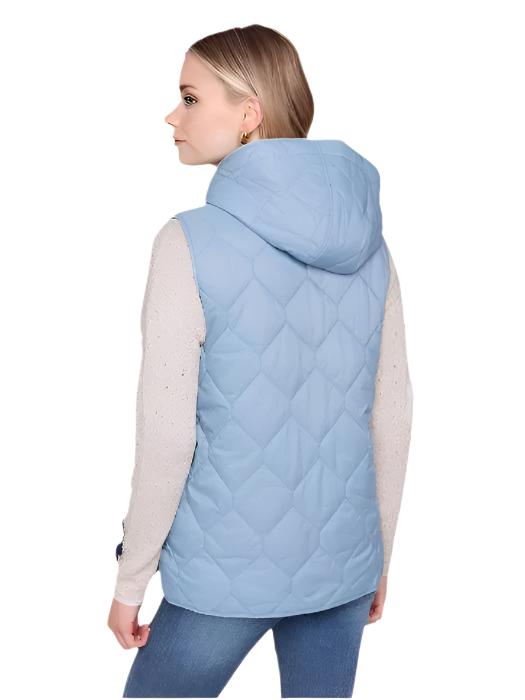 Solid Hexagon Quilted Vest C6322 - Style CoastCharlie B