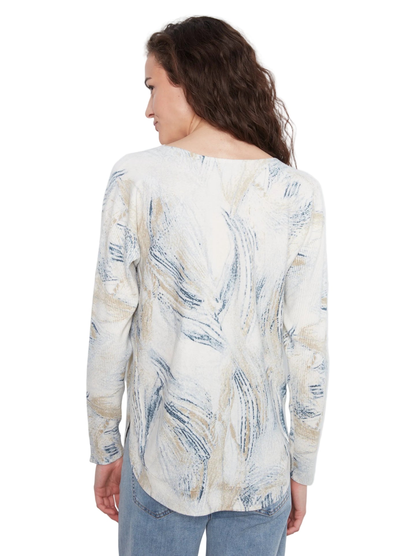 Charlei B Boat Neck Sweater C2818PRW