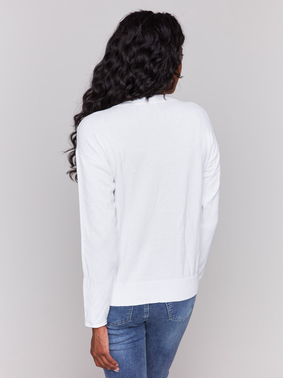 Intarsia Artwork Sweater C2648R