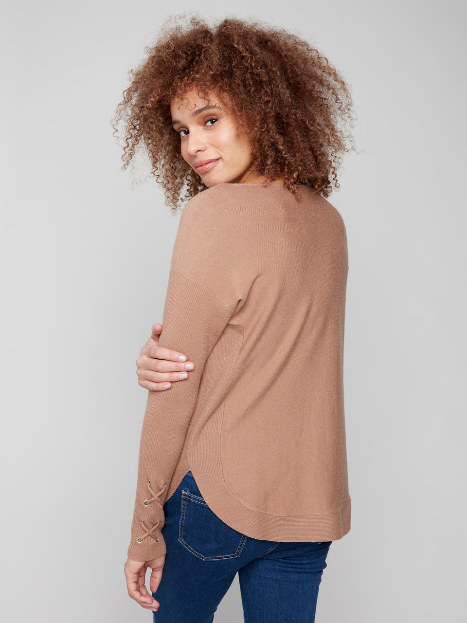Round Hem Sweater C2380Y