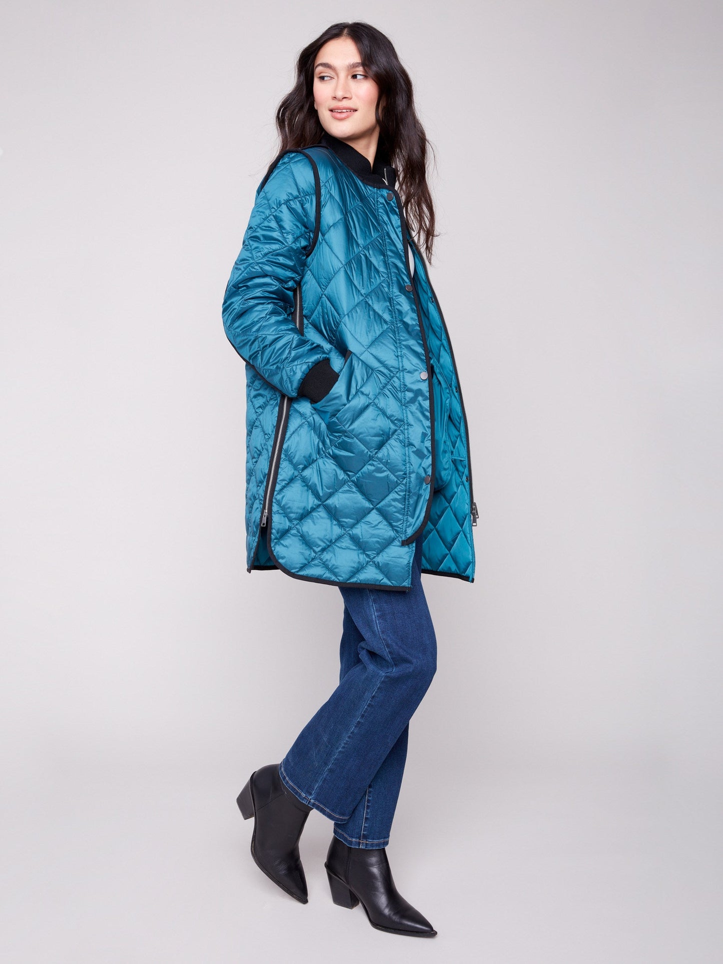 Irridescent Nylon Jacket C6253RR