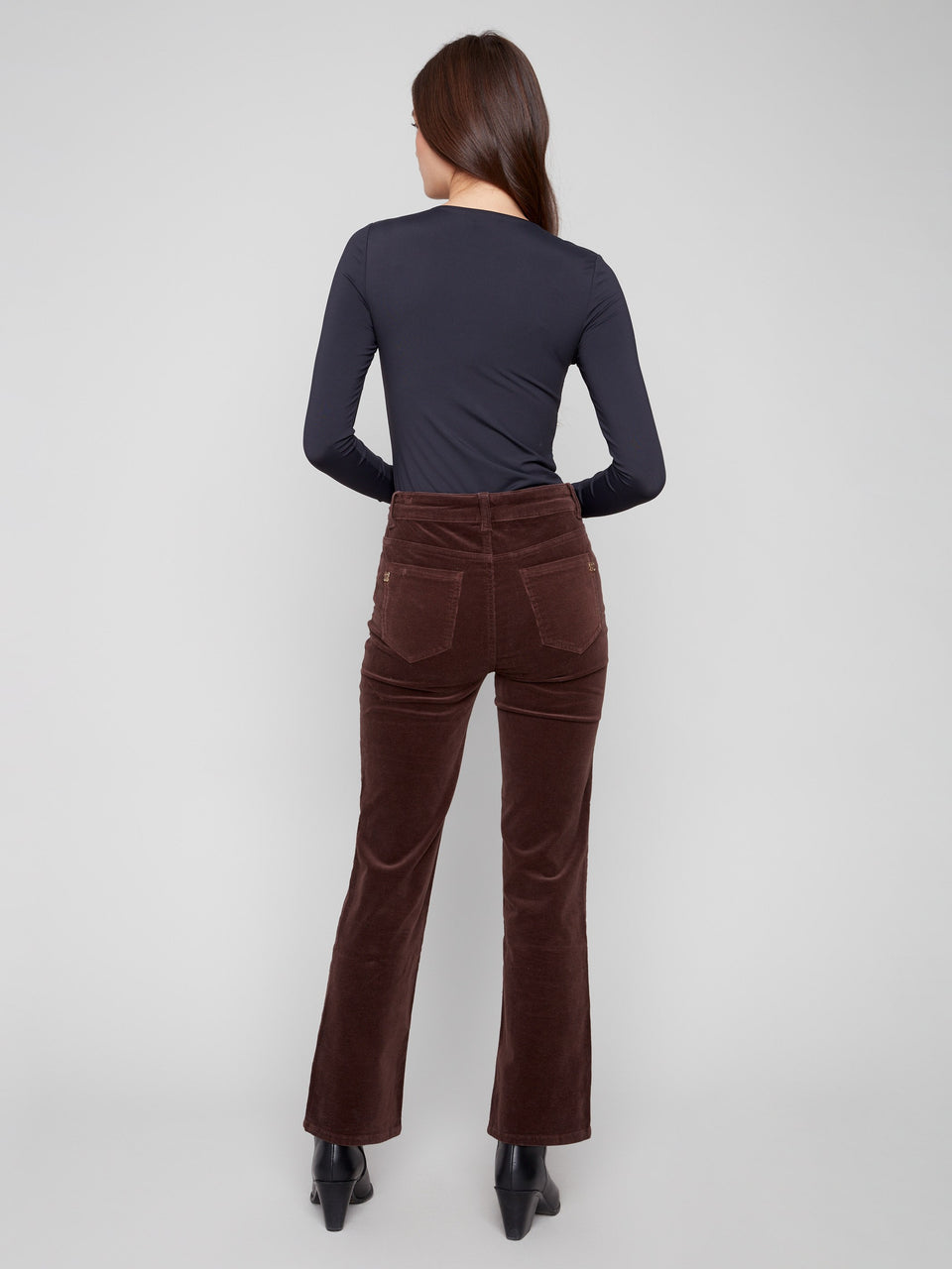 Straight Leg Corduroy Pants C5684