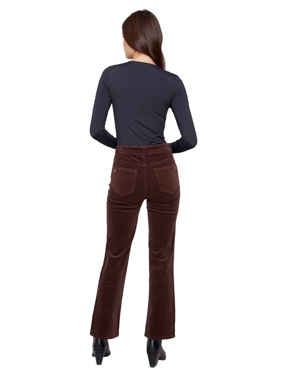 Straight Leg Corduroy Pants C5684 - Style CoastCharlie B690178698408