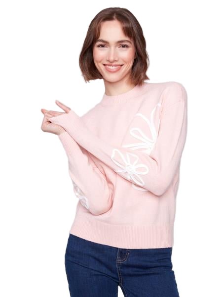 Drop Shoulder Sweater - C2857 - Style CoastCharlie B690178682896