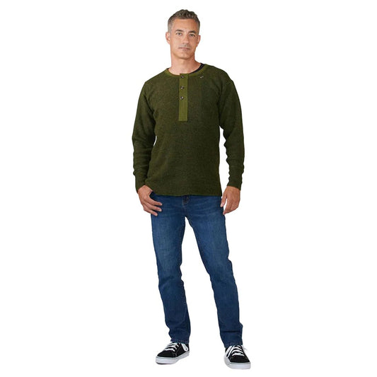 Stanfield's Heritage Heavy Weight Wool Henley 1328M - Style CoastStanfield's067205835837