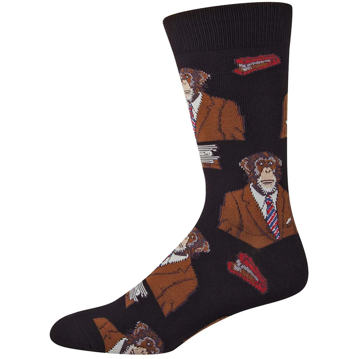 Socksmith Monkey Biz Black MNC362M