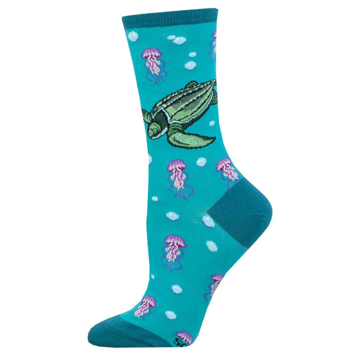 Socksmith Leatherback Turtle Light Blue WNC3180W