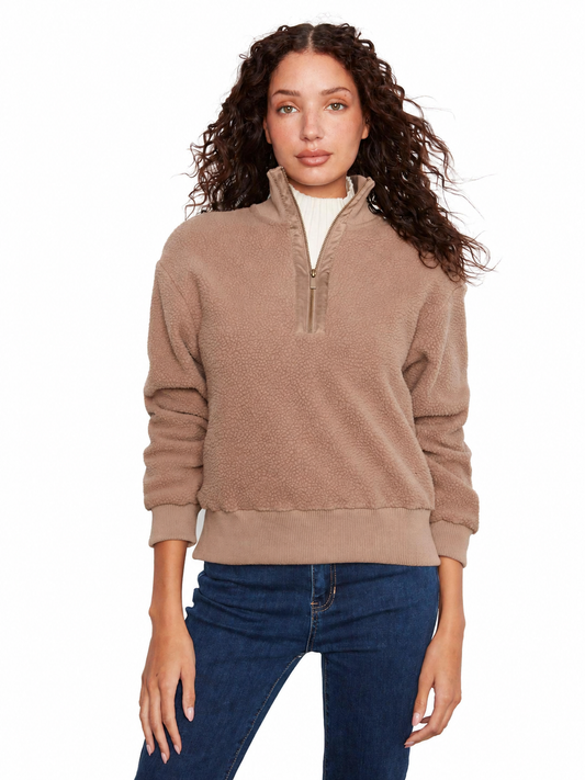 Charlie B Long-Sleeve Half-Zip Fleece C6443W