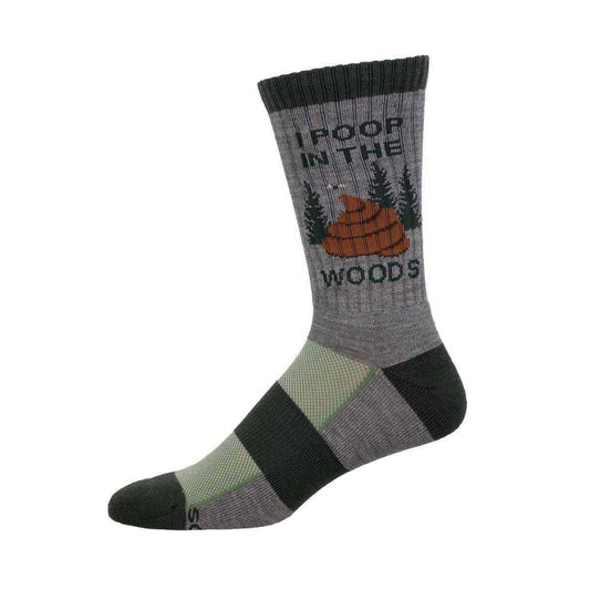 Socksmith I Poop in the Woods Gray Heather MLW3353M - Style CoastSocksmith Canada Inc848292010013