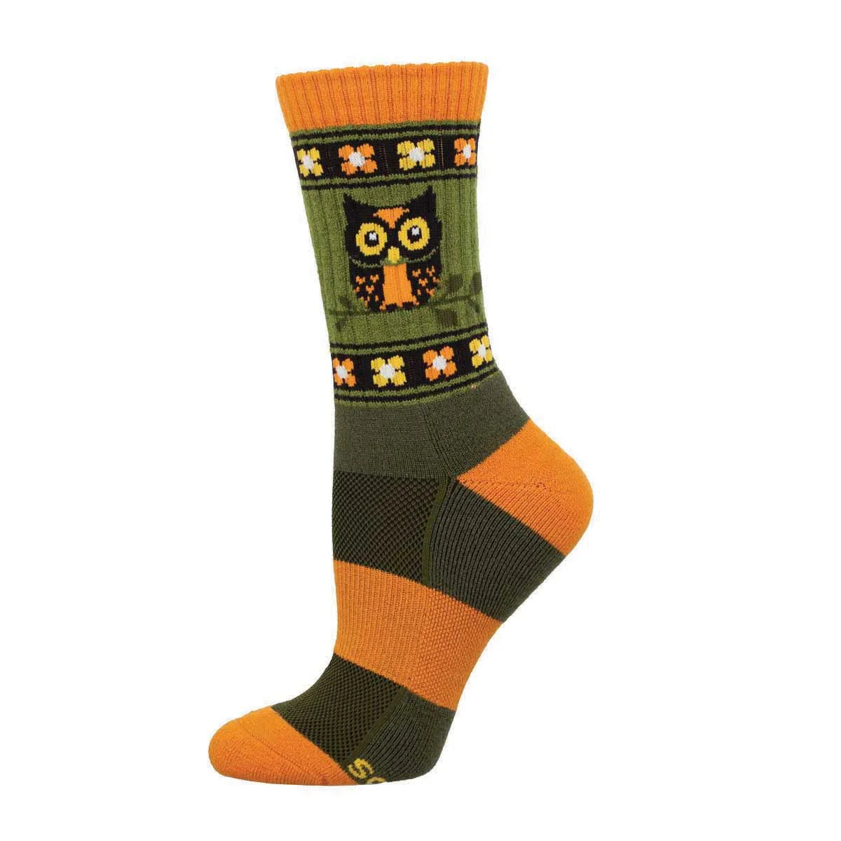 Socksmith Owl Alert Green WLW3340W