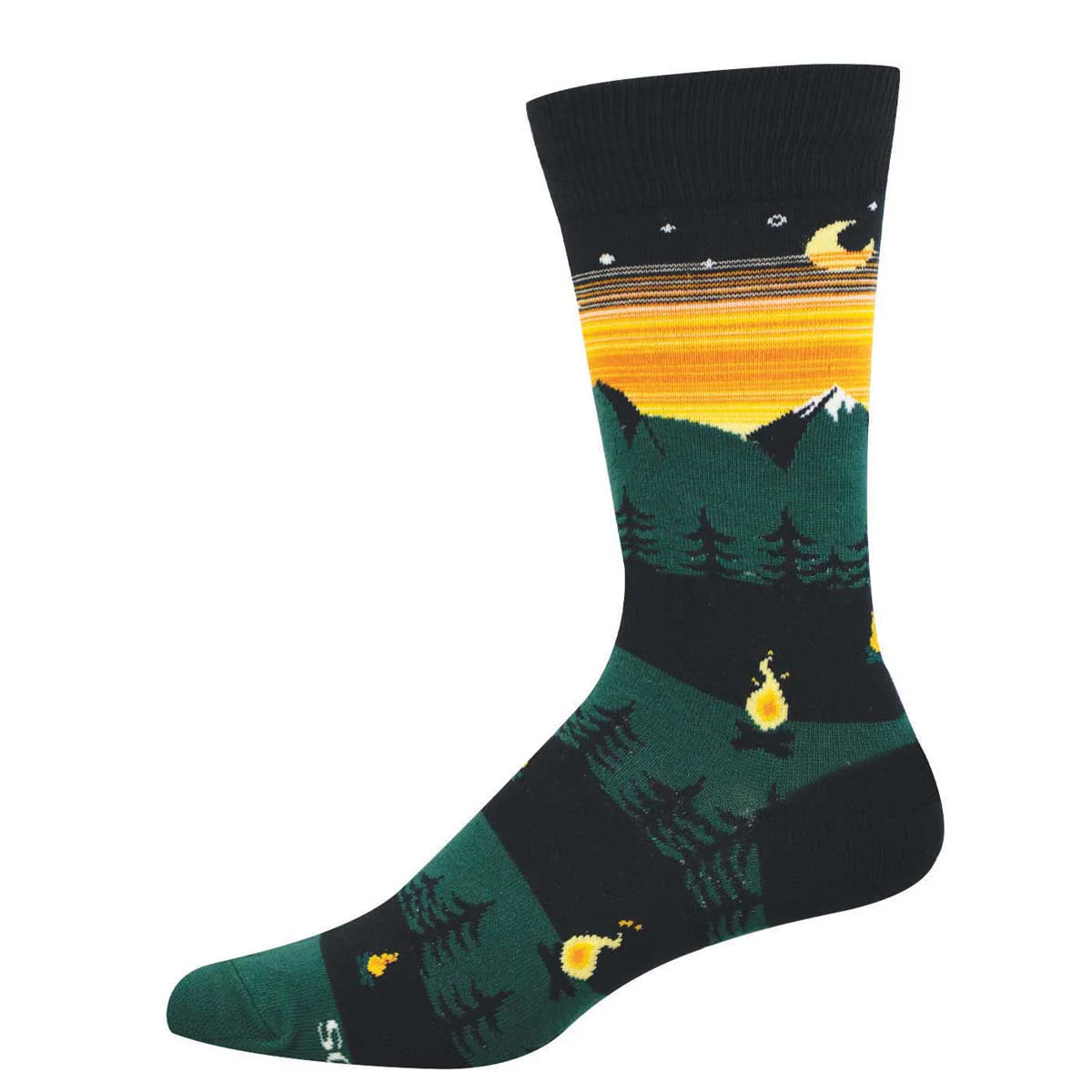Socksmith Campfire Vibes Black MNC3628M