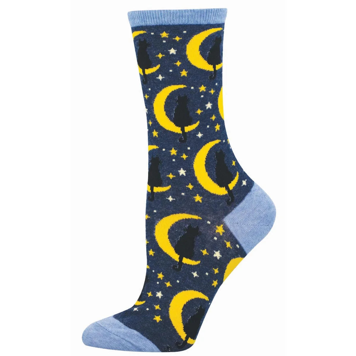 Socksmith Lunar Cat Navy Heather WNC3802W