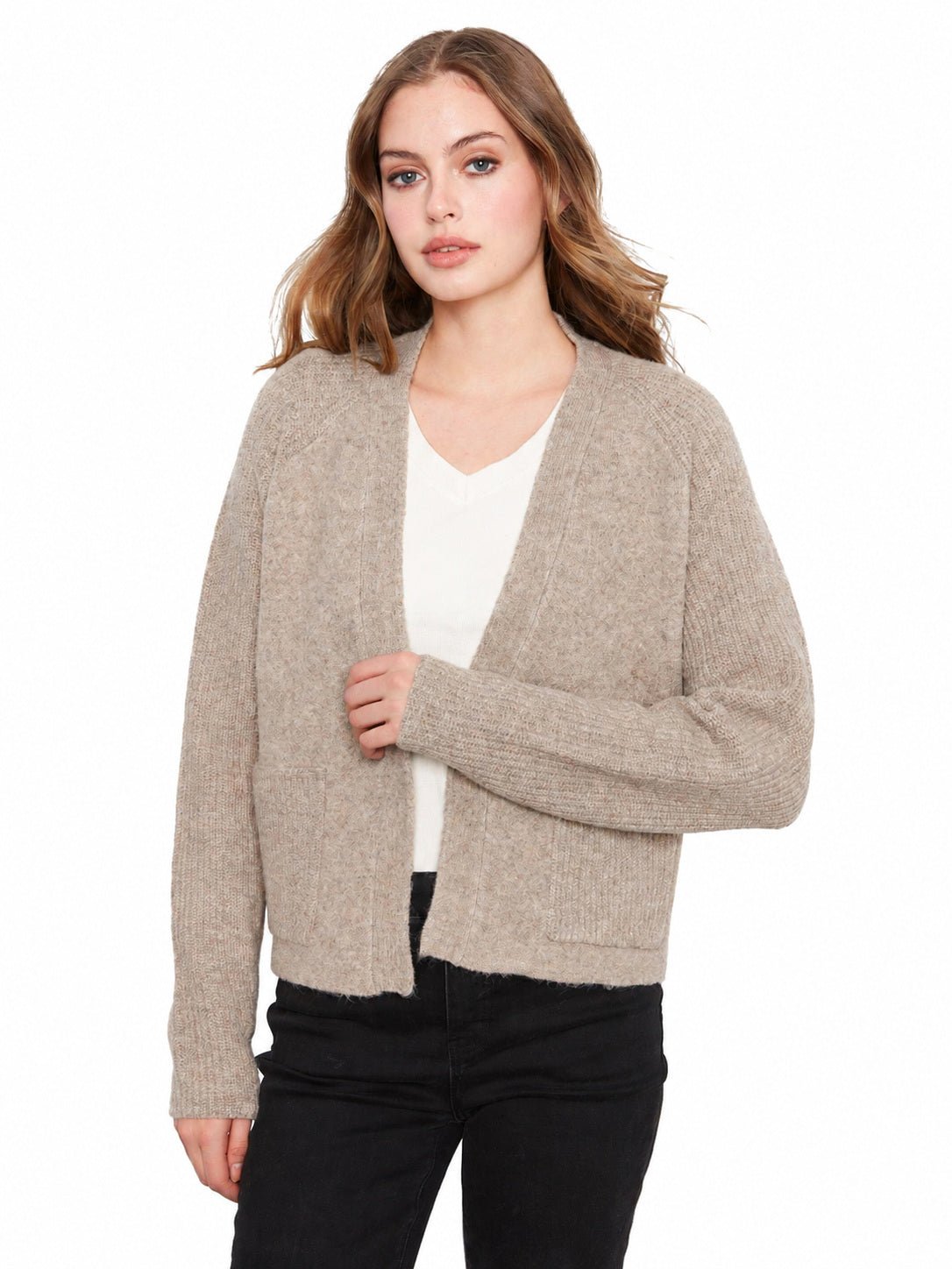 Charlie B Front Pocket Cardigan C2037W - Style CoastCharlie B690178816277