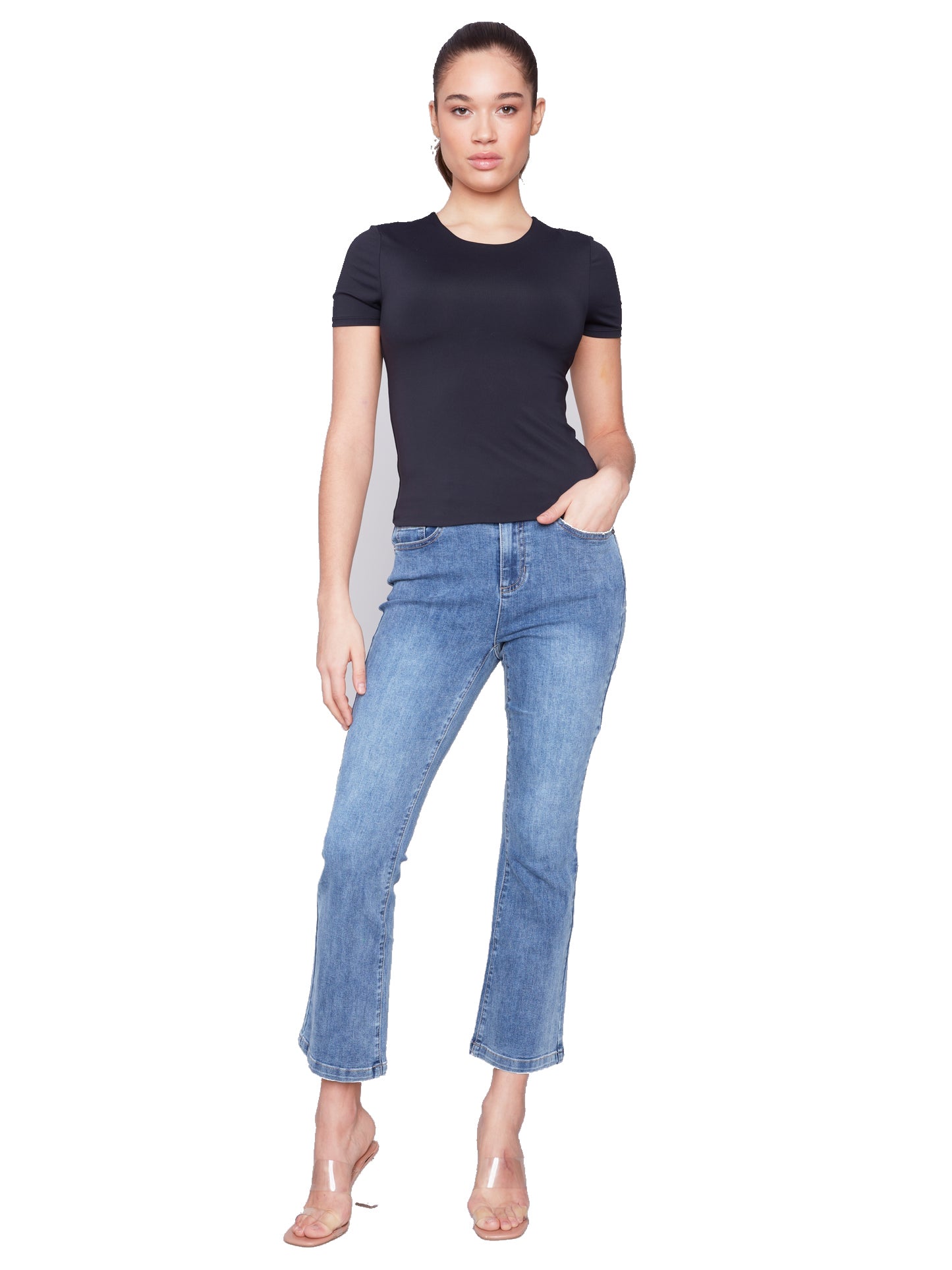 Charlie B Bootcut Stretch Denim Jeans C5443SW - Style CoastCharlie B690178448195