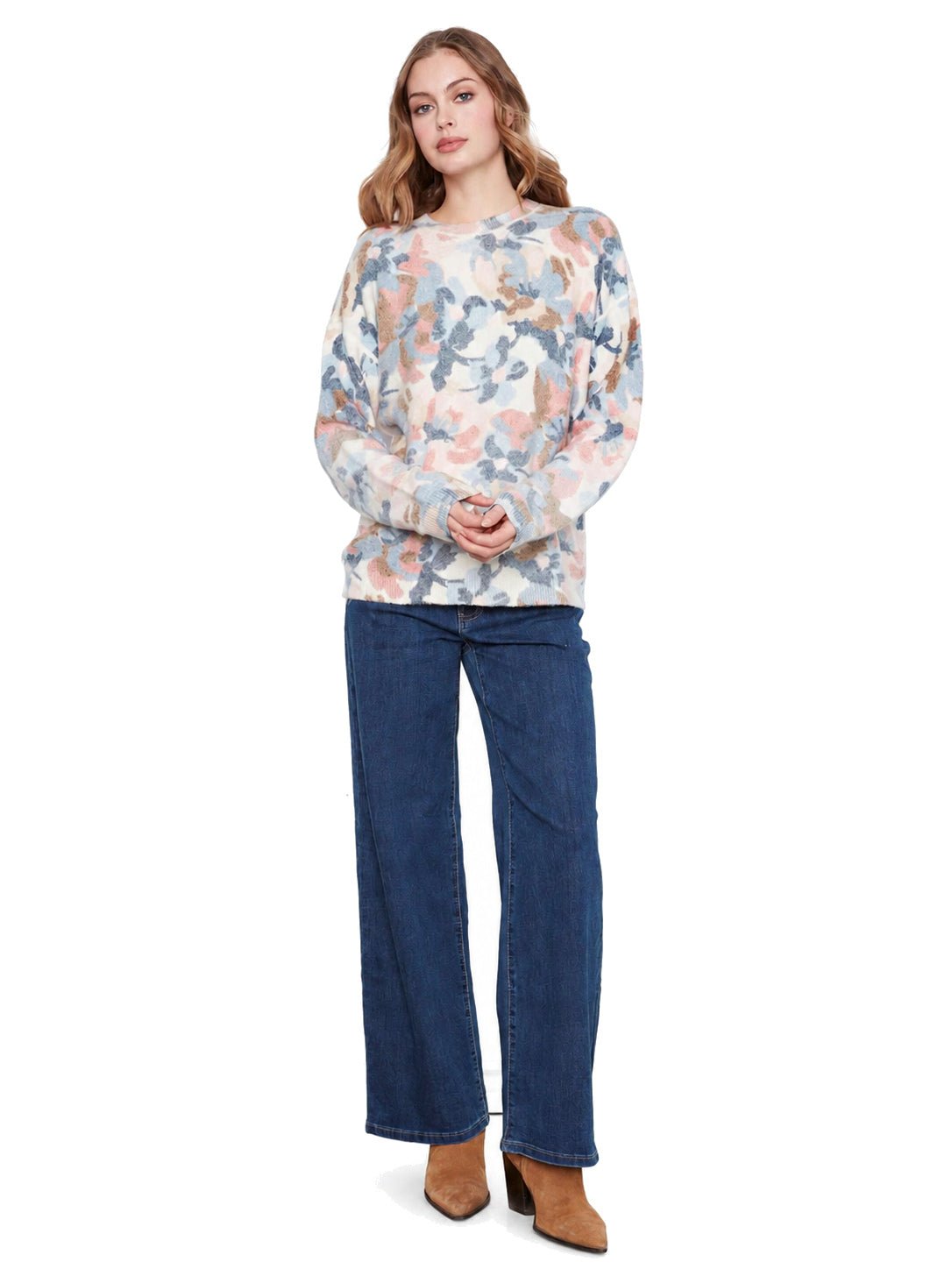 Charlie B Drop Sleeve Sweater C2546YW - Style CoastCharlie B690178795060