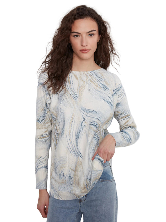 Charlei B Boat Neck Sweater C2818PRW