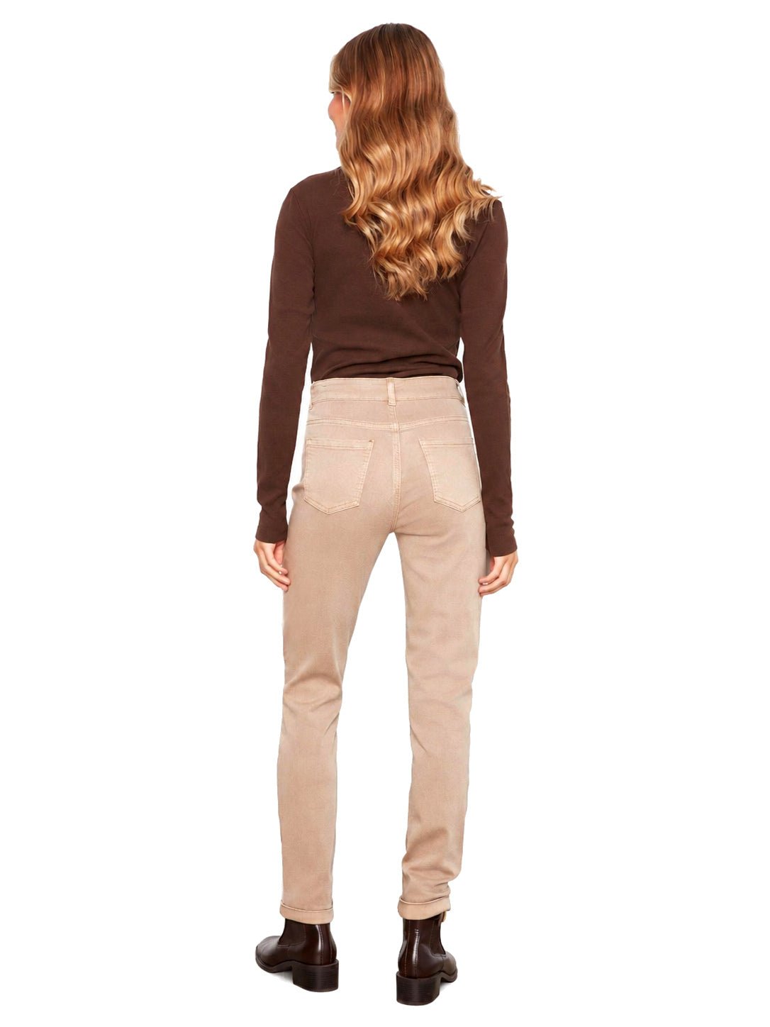 Charlie B Cuffed Twill Pant C5309YRW - Style CoastCharlie B690178788635