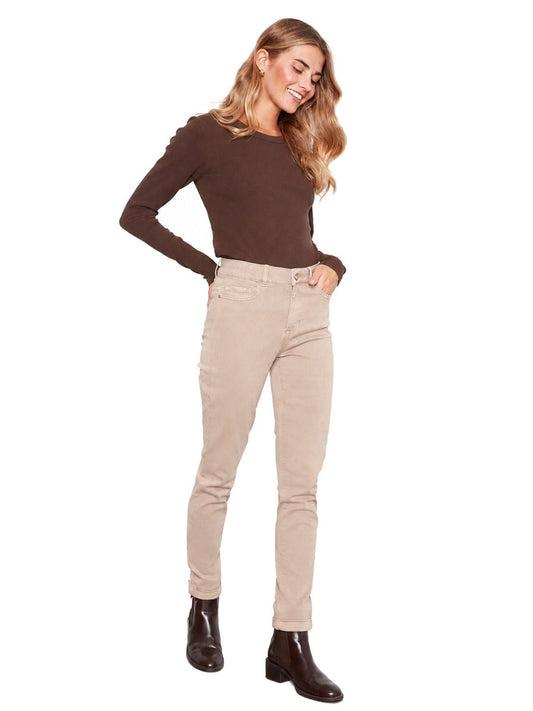 Charlie B Cuffed Twill Pant C5309YRW - Style CoastCharlie B690178788635