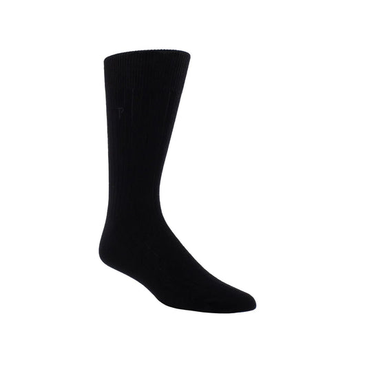 Perri Everyday Cushion Sole Rib Wool Crew EDA103M - Style CoastPerri Socks841657003996