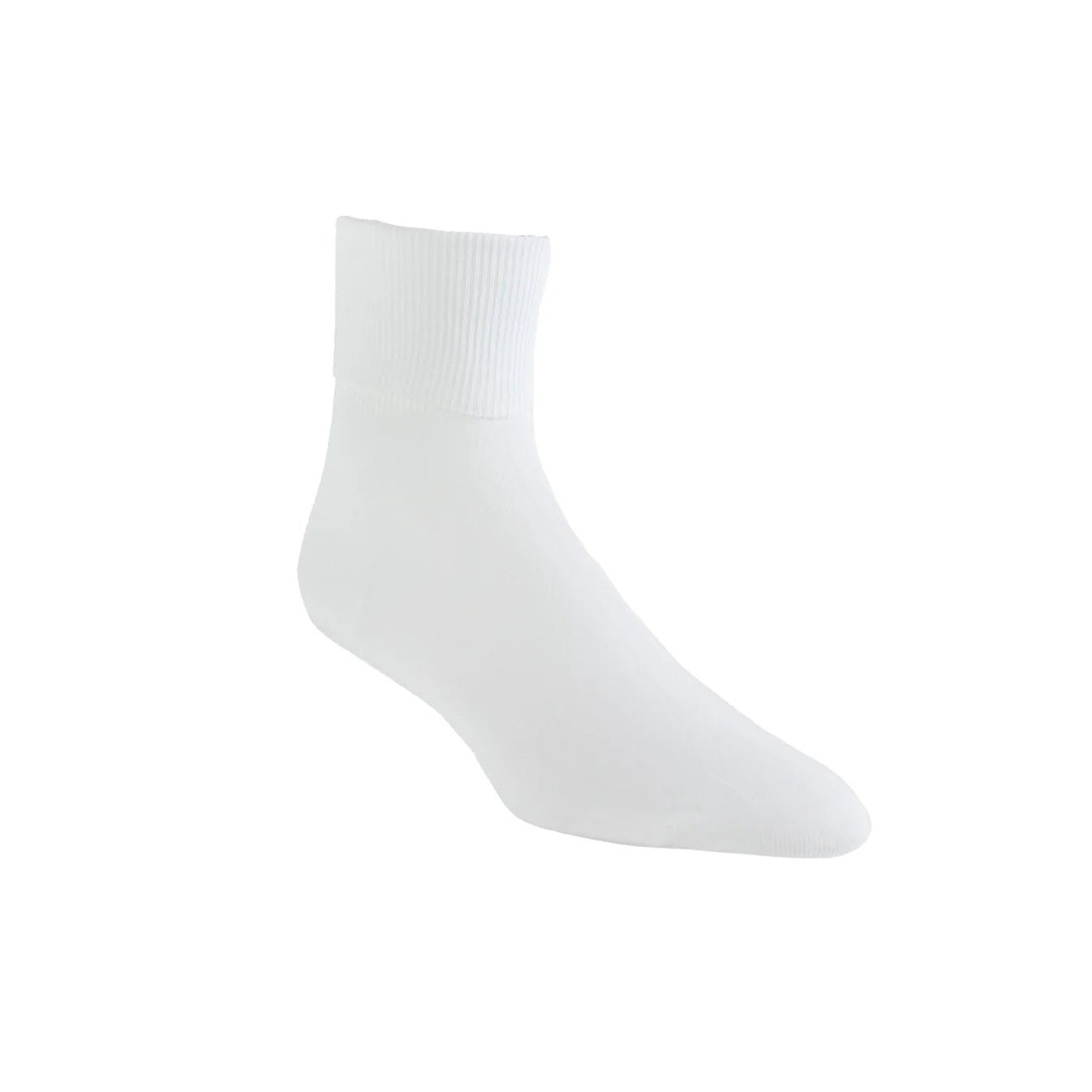 Perri Everyday Classic Turn Cuff Cotton Anklet EDA801W - Style CoastPerri Socks841657004306
