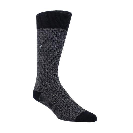 Perri Everyday Dogbone Texture Crew EDC101M - Style CoastPerri Socks841657005358