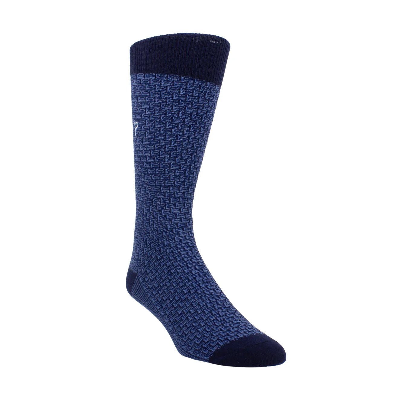 Perri Everyday Dogbone Texture Crew EDC101M - Style CoastPerri Socks841657005365