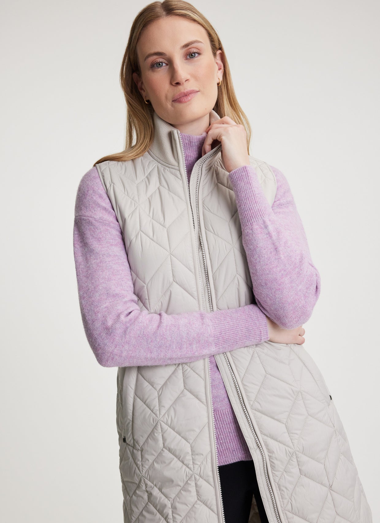 ARIA LONG VEST QUJ37410-V