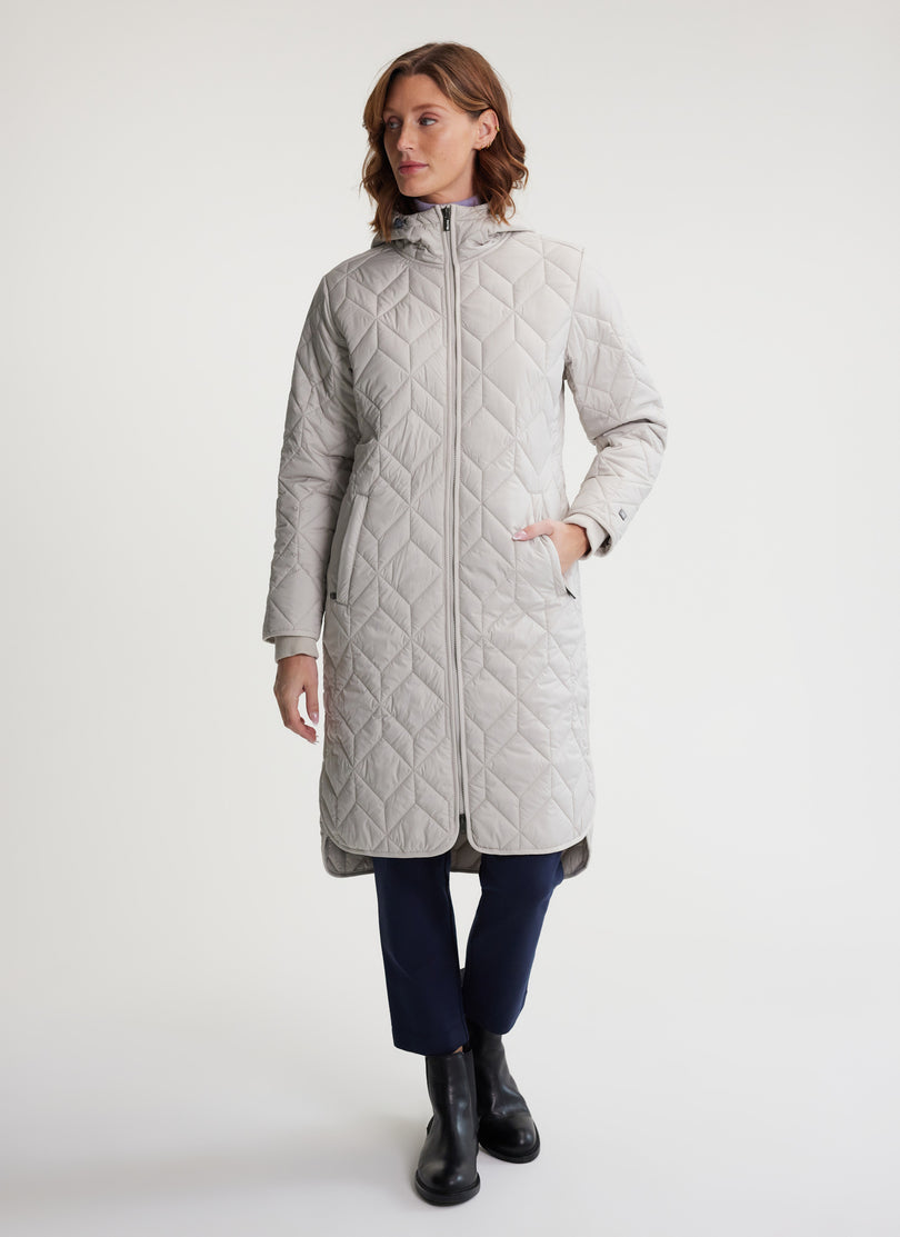 JUNO LONG HOODED JACKET QUI37409-V
