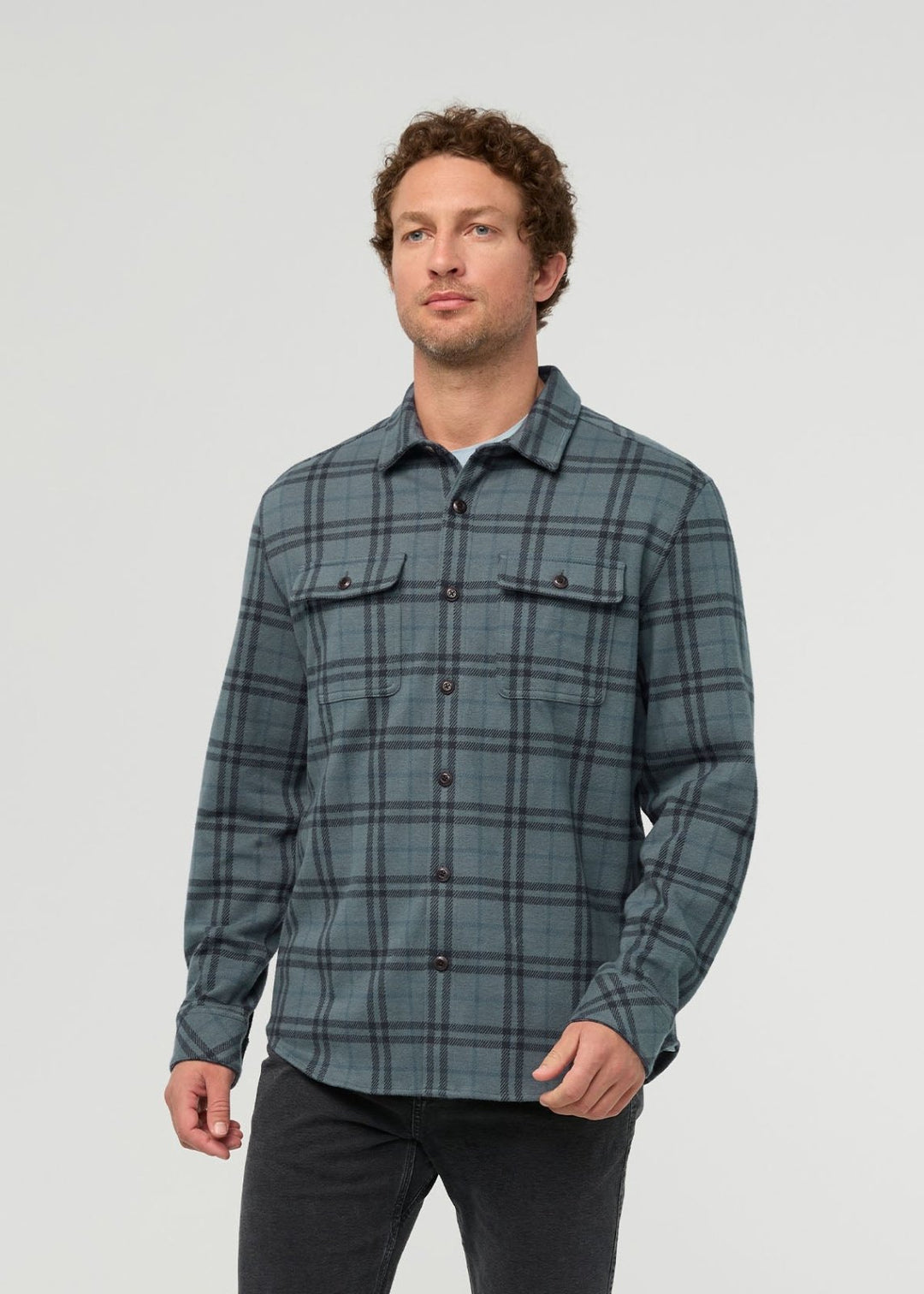 Duer Performance Flannel Overshirt MTP10007M