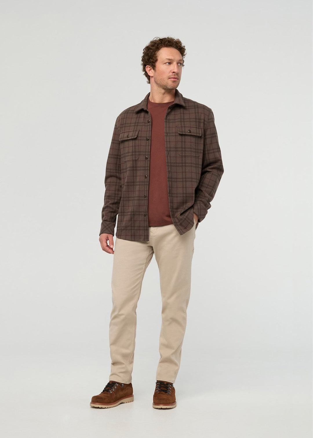 Duer Performance Flannel Overshirt MTP10007M