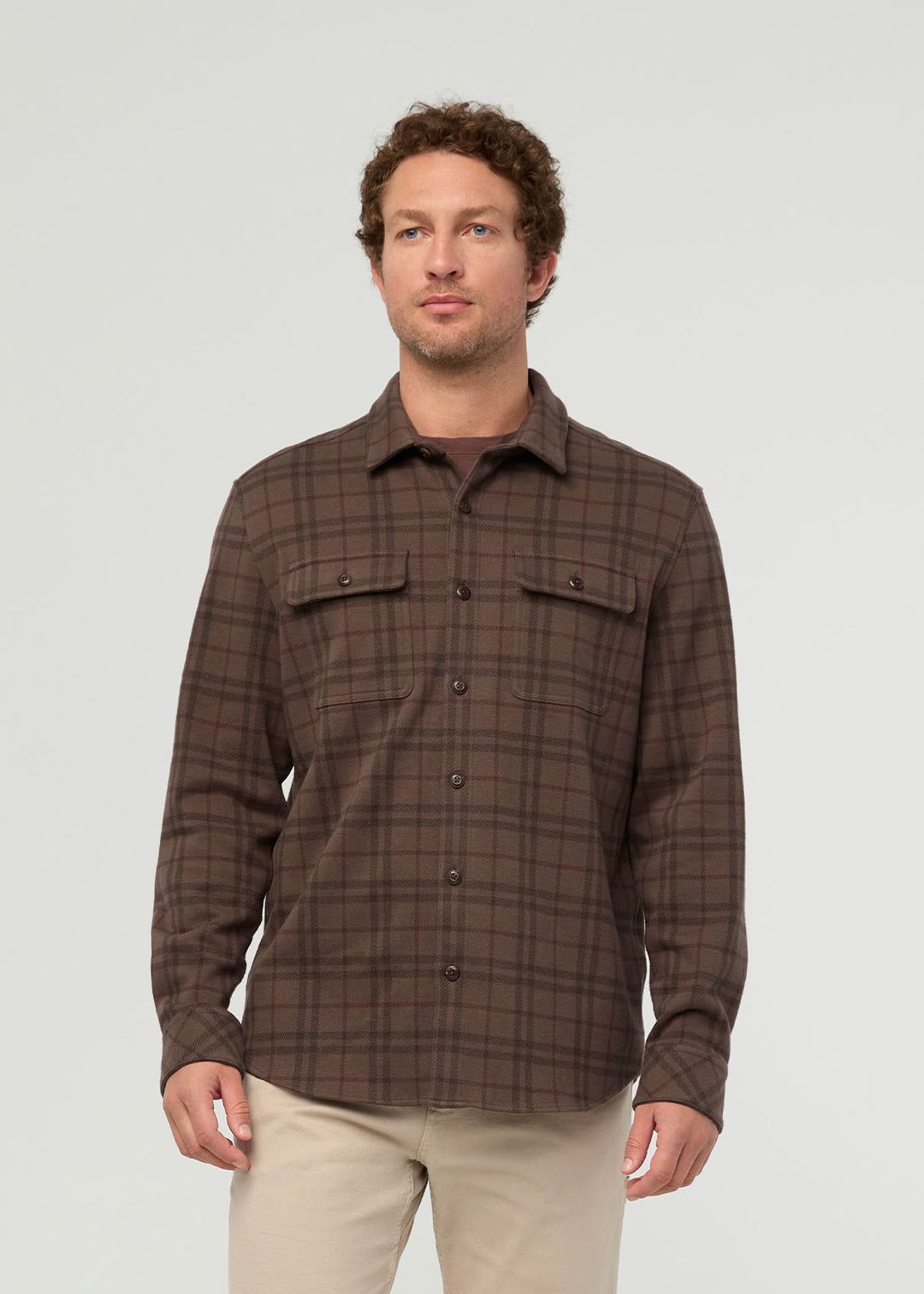 Duer Performance Flannel Overshirt MTP10007M