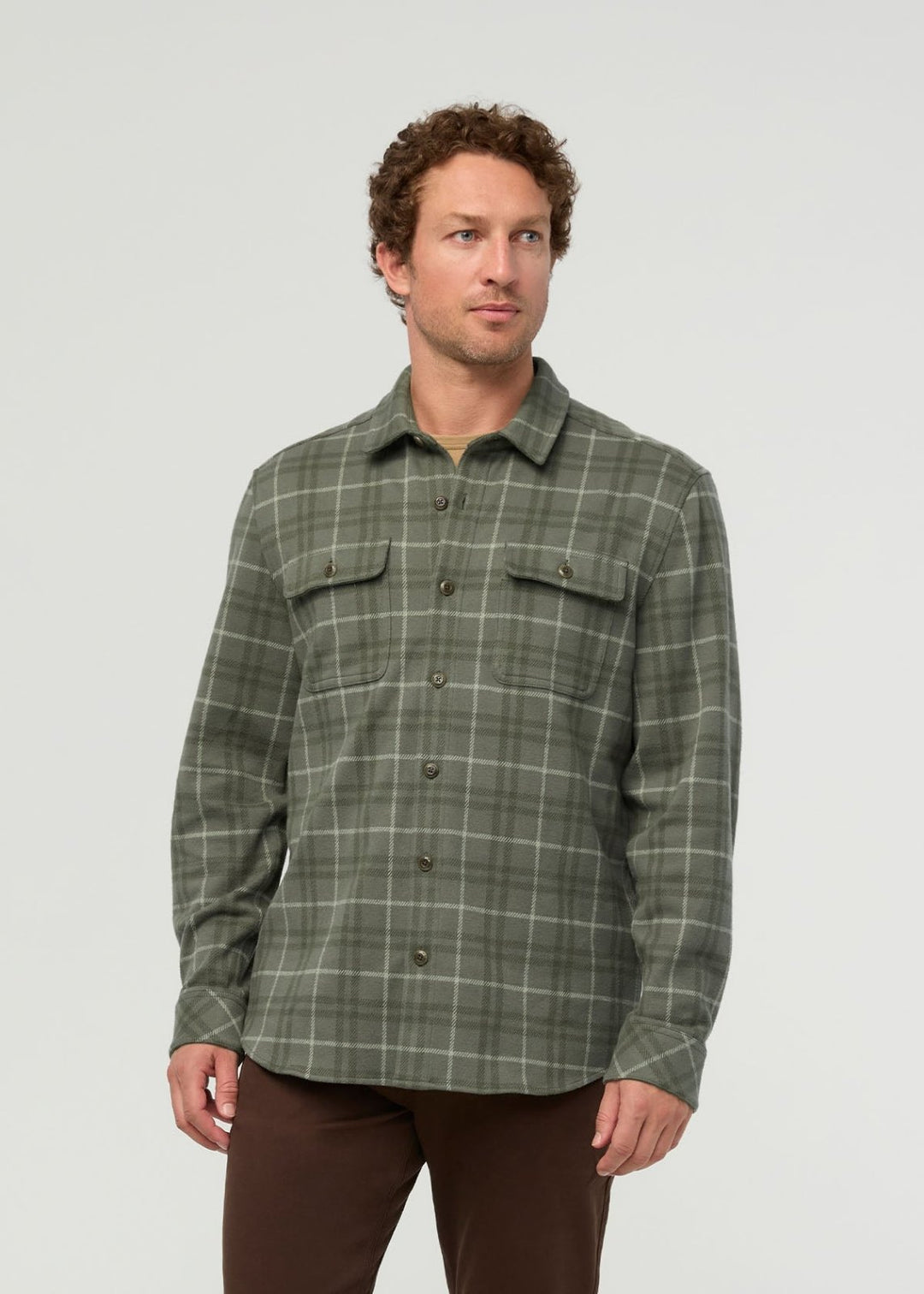 Duer Performance Flannel Overshirt MTP10007M