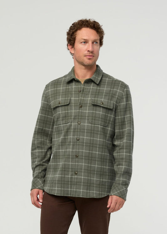 Duer Performance Flannel Overshirt MTP10007M