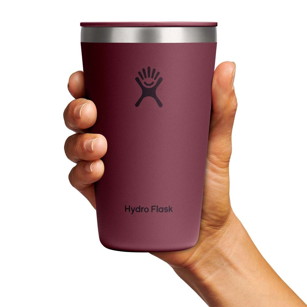16 OZ ALL AROUND TUMBLER PRESS-IN LID BURGUNDY