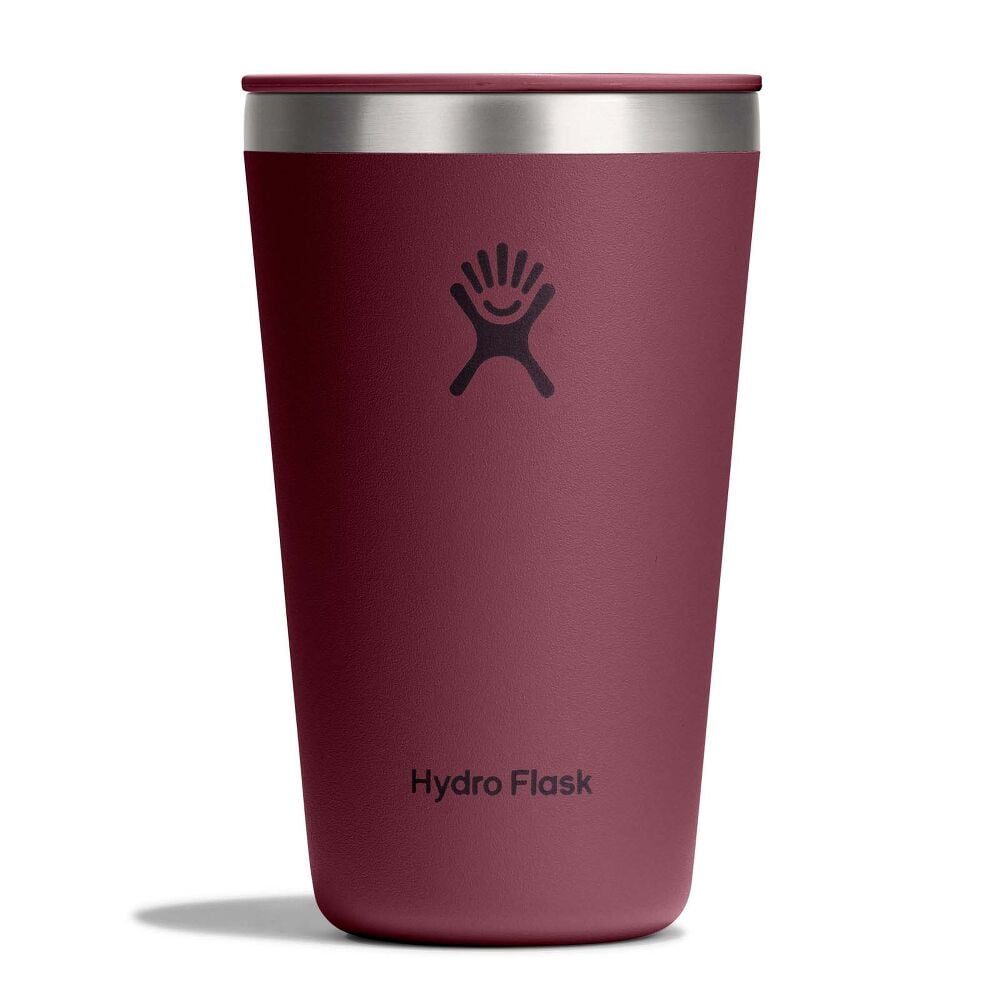 16 OZ ALL AROUND TUMBLER PRESS-IN LID BURGUNDY