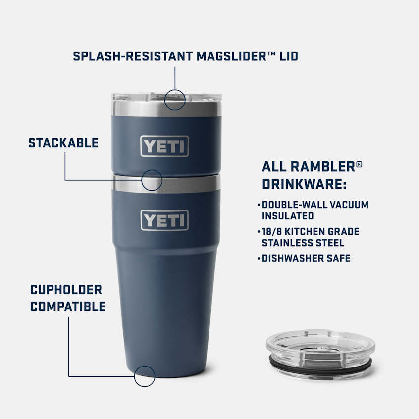 INTL Rambler 20 oz STK MS NVY