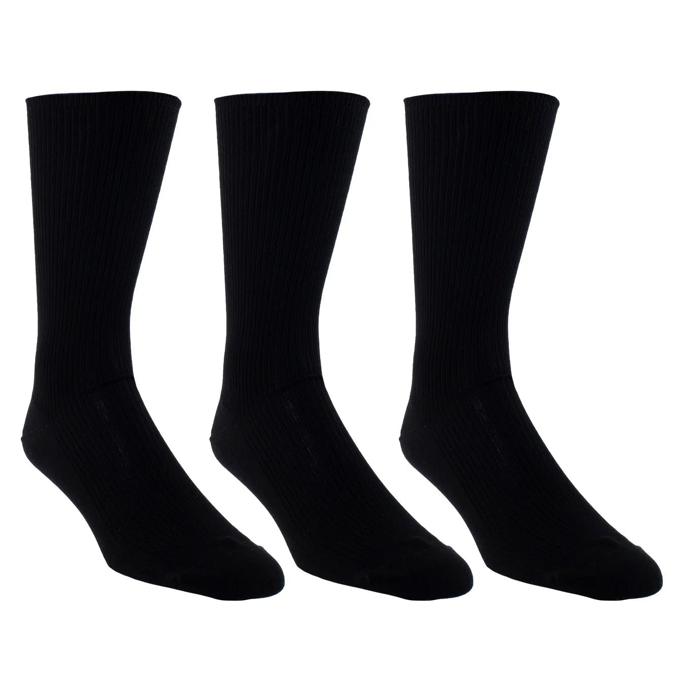 Perri Wellness Non-Elastic Cotton Crew 3 Pair WGA170M - Style CoastPerri Socks841657003668