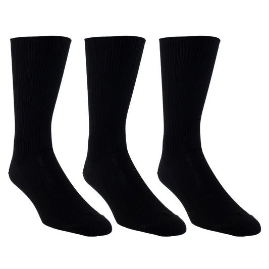 Perri Wellness Non-Elastic Cotton Crew 3 Pair WGA170M - Style CoastPerri Socks841657003668