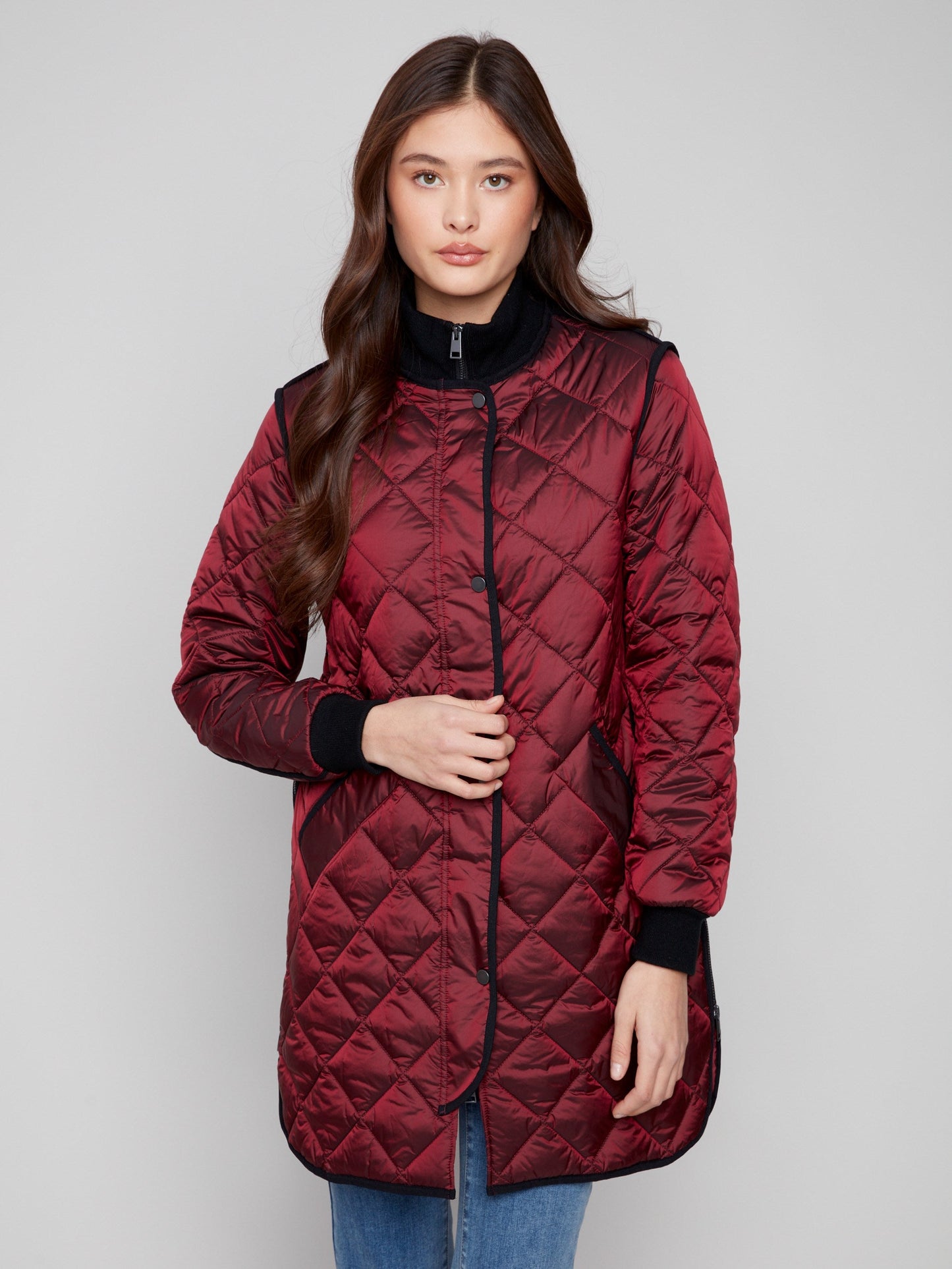 Irridescent Nylon Jacket C6253RR