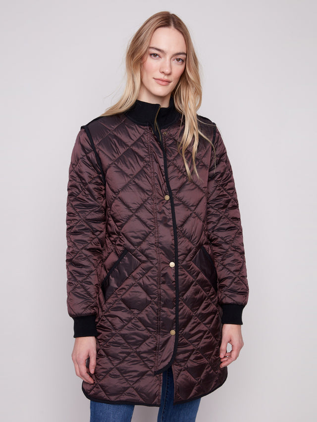 Irridescent Nylon Jacket C6253RR