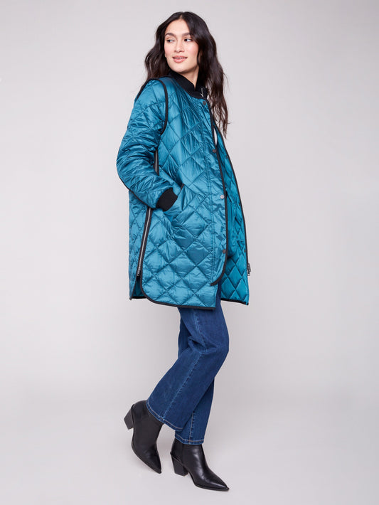 Irridescent Nylon Jacket C6253RR