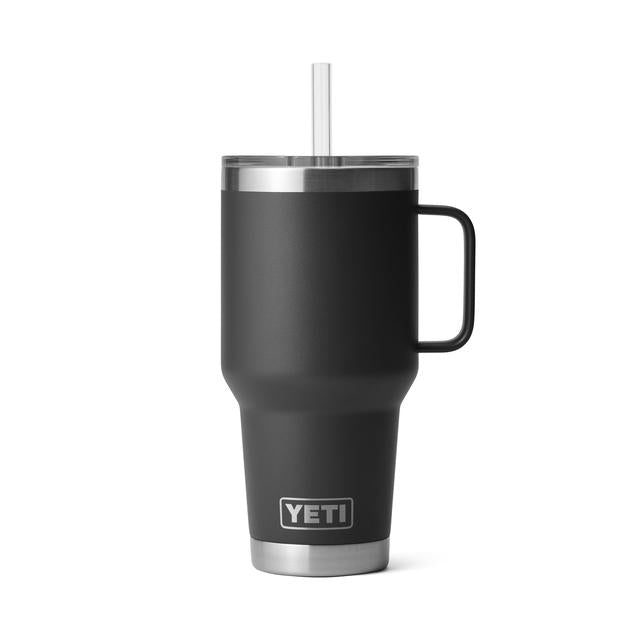 Rambler 1 L Straw Mug - Black