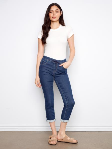 Knit Denim Jogger - C5347SS/293B - Style CoastCharlie B690178745119