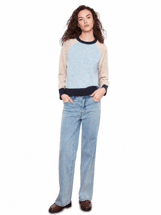 Charlie B Raglan Crew Block C2079W - Style CoastCharlie B690178780899